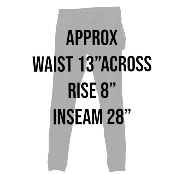 Articles of Society Women’s Skinny Jeans Size 24 Gray Black  Raw Hem - Picture 8 of 10